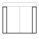  Double Door : Double Sidelites with Rectangular Transom