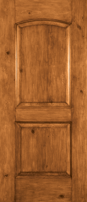 Rustic Knotty Alder 2-Panel - KA159