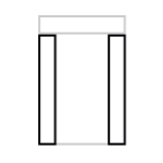  Single Door : Double Sidelites with Rectangular Transom