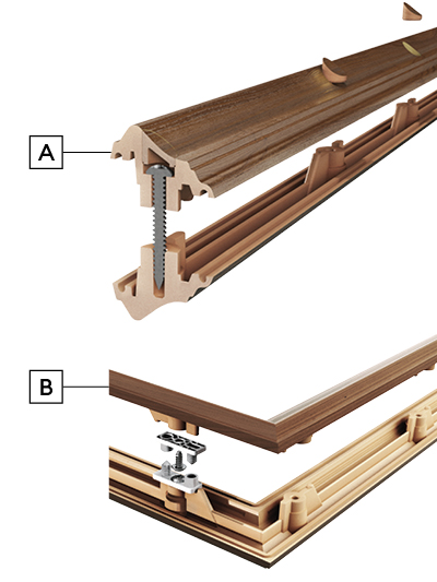 Molded Fiberglass Door Lite Frame